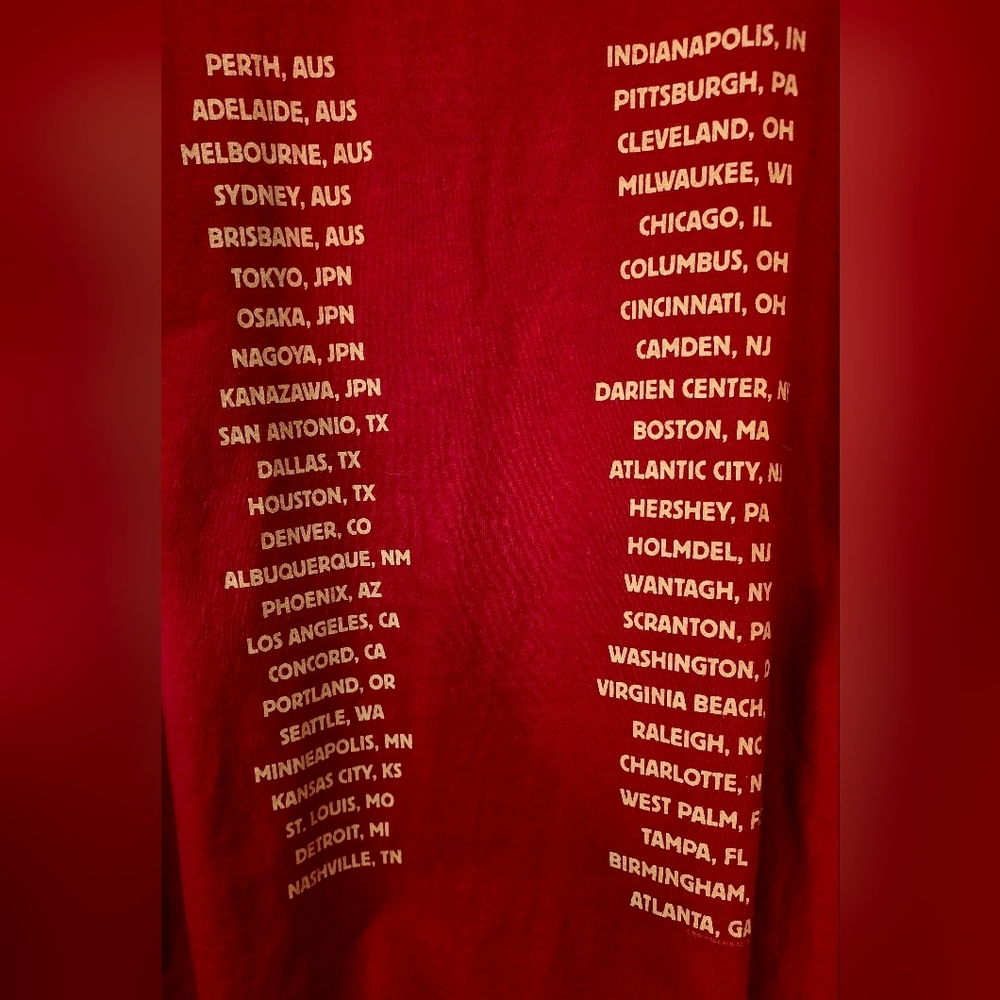 π£Vintage π€© KISS Y2K 04 Rock π€ The Nation πΊπΈ Concert πΆ Tour β€οΈTshirt βοΈXLβοΈ - Picture 3 of 5